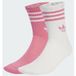 adidas Originals 3-Stripes Glitter Crew Socks (2 Pairs) Size 43-45