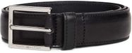 Tommy Hilfiger Hudson 3.0 Leather Riem - Zwart