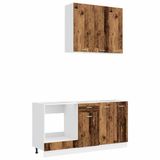 vidaXL Keukenblok LYON Oud Hout