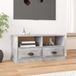 Maison Exclusive - meuble TV aspect béton, gris, 93x35,5x45 cm, en panneau de particules