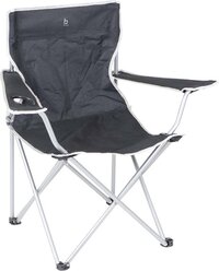 Bo-Camp Compact Folding Chair - Steel - Black