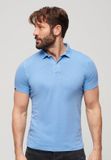 Superdry Studios Jersey Korte Mouw Poloshirt Blauw L Man