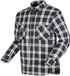 Modeka Colden chemise de moto, noir/blanc, taille S