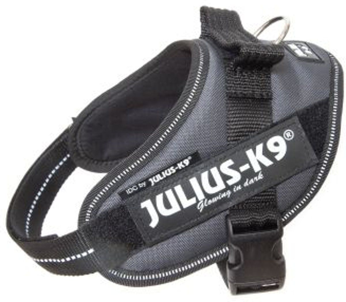JULIUS K9 IDC Powertuig/Harnas - Mini/51-67cm - S - Antraciet