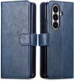 imoshion Hoesje - Geschikt voor Samsung Galaxy Z Fold 7 - Luxe Bookcase - Donkerblauw