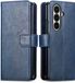 imoshion Hoesje - Geschikt voor Samsung Galaxy Z Fold 7 - Luxe Bookcase - Donkerblauw