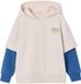 Vertbaudet Sweater voor jongens met dubbele mouwen ecru