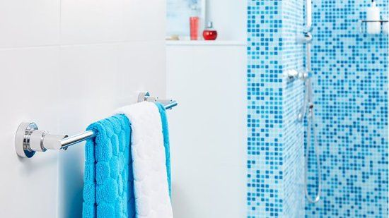 tesa Luup Handdoekrek - chroom