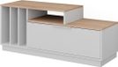 Vicco Lowboard Betti, Wit/Sonoma, 120 x 49.9 cm met 1 deur