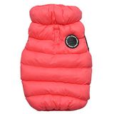Puppia Winter ultralichte hondenjas B waterdichte warmte voor koud weer ritssluiting voor kleine en middelgrote honden, roze, medium
