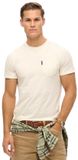 Superdry Classic Essential Pocket T-shirt Heren Bone White XXXL