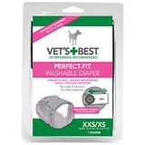 Vet's Best Perfect-Fit Wasbare Hondenluier voor teefjes | Geen lekbescherming | XXS/XS