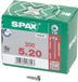 Spax Spaanplaatschroeven Torx 20 Bolkop 5 x 20mm Voldraad WIROX (200 stuks)