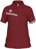 Errea Polo Eden Mc Ad Polo - Sportswear - Vrouwen - Bruin - Korte mouw - Polyester - S