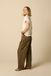 Sissy-Boy Bruine mid waist barrel jeans met leopard print