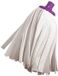 Peggy Perfect Sulmare vervangingsmop, viscose vlies, paars/wit