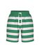 Mey Pyjamabroek 'Touchline Stripes' groen / rosé / wit