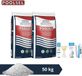 Sel de piscine - Convient aux systèmes à eau salée - 50 kg & WAYS Brosse de récurage