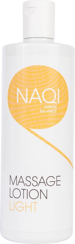 NAQI&#174; Massage Lotion Light 500 ml - Korte massages - Langdurige hydratatie