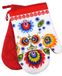 4sleep Folk Keukenhandschoen met magneet en lus - rood