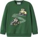 NAME IT - NMMLAVANDIN LS NREG SWEAT BRU Kinder Trui Verdant Green