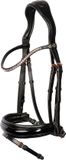 Harry's Horse Hoofdstel Harry's Horse Rosegold Lacque II Zwart Cob