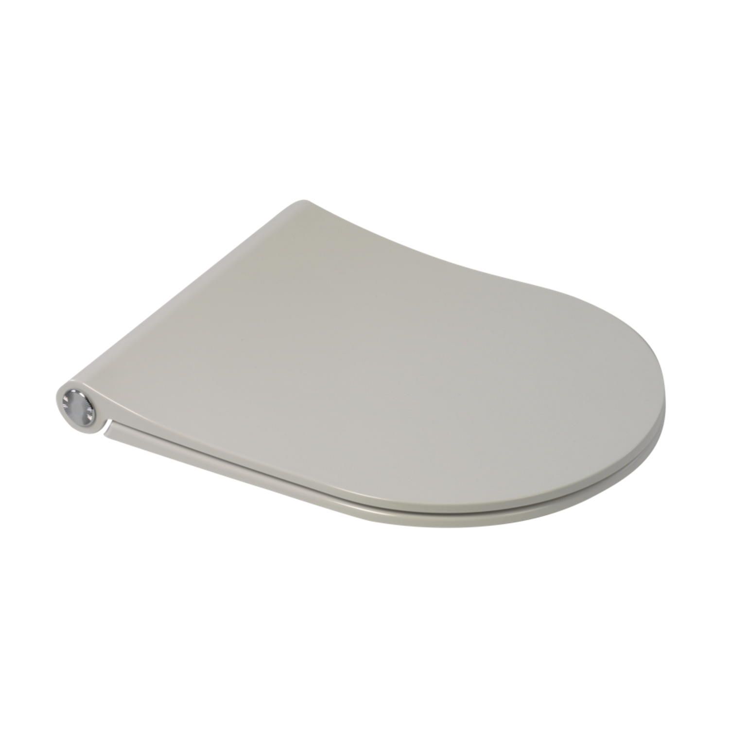Pressalit Kansas Slim Compact Toiletzitting met Lift-Off en Softclose - Glans Wit