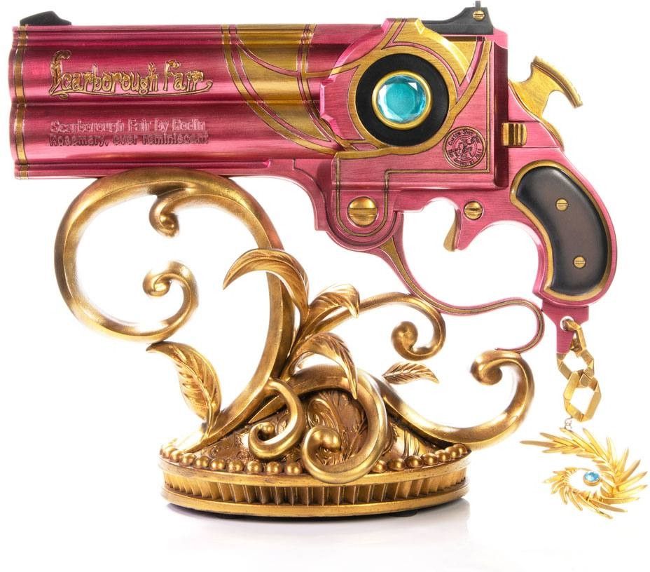 First 4 Figures Bayonetta Scarborough Fair Prop Replica Statue - Rosemary Blue - 32 cm