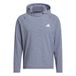 adidas Ultimate365 Heather Hoodie, Gerecycled Polyester, Blauw