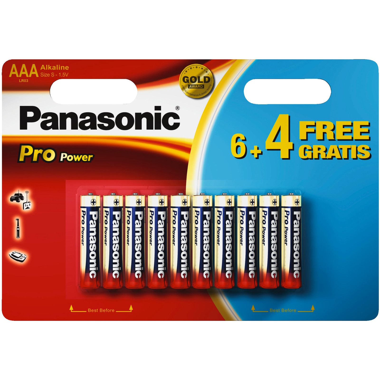 Panasonic Pro Power AAA Batterijen - 10 stuks