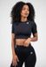 Gorilla Wear Whitney Seamless Crop Top - Zwart - L/XL