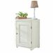 Loberon Étagère d'angle Yurielka blanc antique