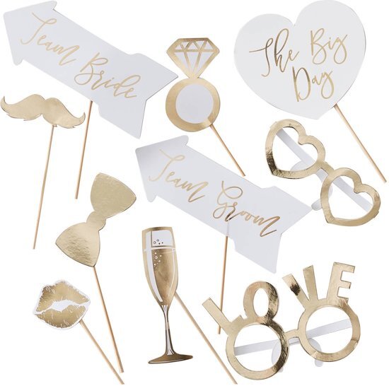 Ginger ray Photo Props 'Gold Wedding'