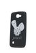 LG K10 Étui Noir Lapin Logo