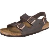 Birkenstock Milano Sandalen Habana Regular-fit | Bruin | Leer | Maat 39