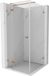 Mexen Lunar T cabine de douche pivotante gauche 120 x 120, transparent, cuivre brossé - 834T-120-120-65-00-L