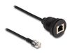 Delock 87955 Câble téléphonique 0,3 m Noir