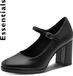 Tamaris - Dames - Hoge hakken - Zwart - Synthetisch - Maat 40