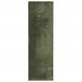 VidaXL Vloerkleed HUARTE Polyester Laagpolig Wasbaar 80x250 cm Donkergroen