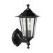 EGLO Laterna 4 Wandlamp voor buiten, 1-lichts wandlamp van gegoten aluminium en glas, kleur: zwart, fitting: E27, beschermingsklasse IP44