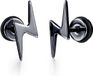 Mendes Lightning Stud oorbellen Black
