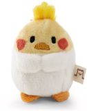 Nici mymochi mini loopies knuffelvalkparkiet Chipsy, 5 cm, beige