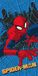 Halantex Serviette de bain Spiderman 70 x 140 cm - Polyester - Multicolore