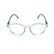 Contacta Jelly Reading Glasses for Men and Women Half-Transparent Glossy with Flex Arms Green Color Diopters +2.50 Glasses Holder 26g