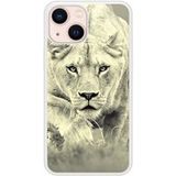 Lionne Verstevigd hoesje met sublimatie bedrukking, compatibel met Apple iPhone 13