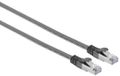 S-Impuls UFTP CAT7 câble réseau plat | PVC | noir | 0,50 mètre