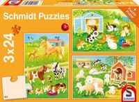 Schmidt Legpuzzel Schattige Huisdieren 3 x 24 stukjes Kinderen vanaf 3 jaar