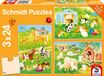 Schmidt Legpuzzel Schattige Huisdieren 3 x 24 stukjes Kinderen vanaf 3 jaar