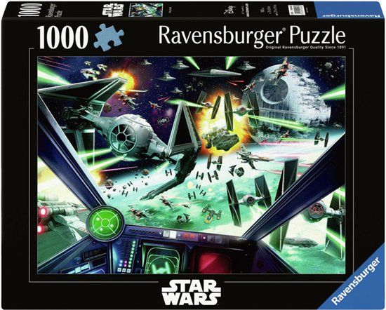 Ravensburger Puzzel Star Wars – X-Wing Cockpit – 1000 Stukjes