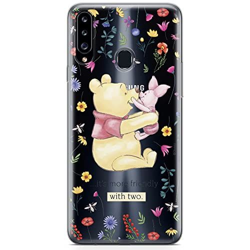 ERT GROUP Phone Case for Samsung A20S - Disney Winnie the Pooh and Friends 030